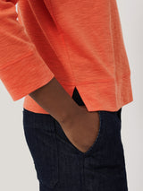 Cotton Luxe Raglan Tee | Orange
