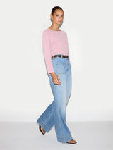Cotton Luxe Raglan T-shirt | PASTEL PINK