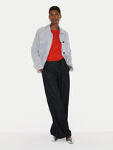 Cotton Luxe Raglan T-shirt | Red