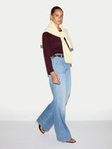 Cotton Luxe Raglan T-shirt | Burgundy