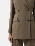 Lawson Slim Double Breasted Jacket | Taupe
