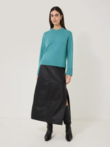 Compact Wool Cashmere Blend Jumper | Powder Blue