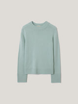 Compact Wool Cashmere Blend Jumper | Icicle
