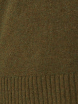 Compact Wool Cashmere Blend Jumper | Khaki