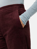 Wide Leg Jumbo Cord Trouser | Purple
