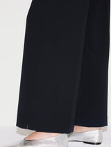 Italian Modern Crepe Sailor Trouser | Navy
