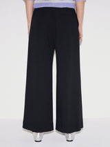 Italian Modern Crepe Sailor Trouser | Navy