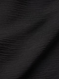 Crinkle Bias Maxi Skirt | Black