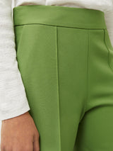 Italian Modern Crepe Sailor Trouser | Green