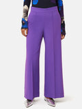 Modern Crepe Sailor Trouser | Purple