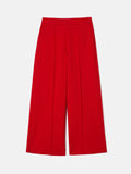 Modern Crepe Sailor Trouser | Red