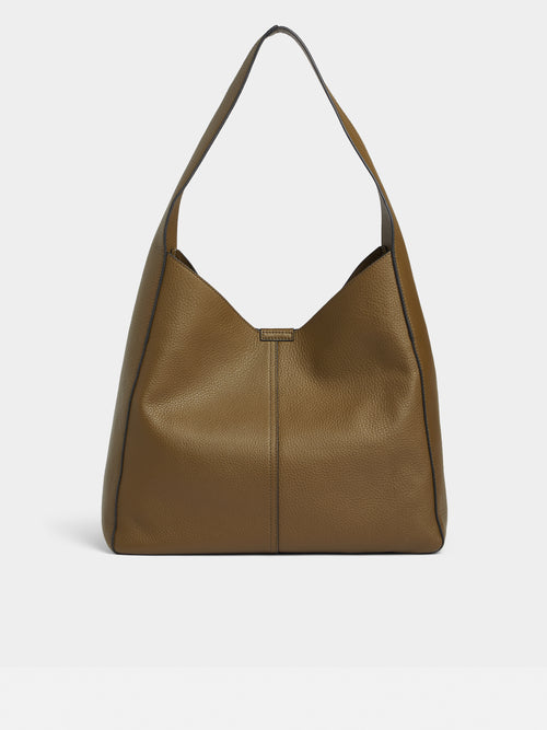 Heckfield Leather Tote | Brown