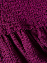 Crinkle Jersey Strap Dress | Purple