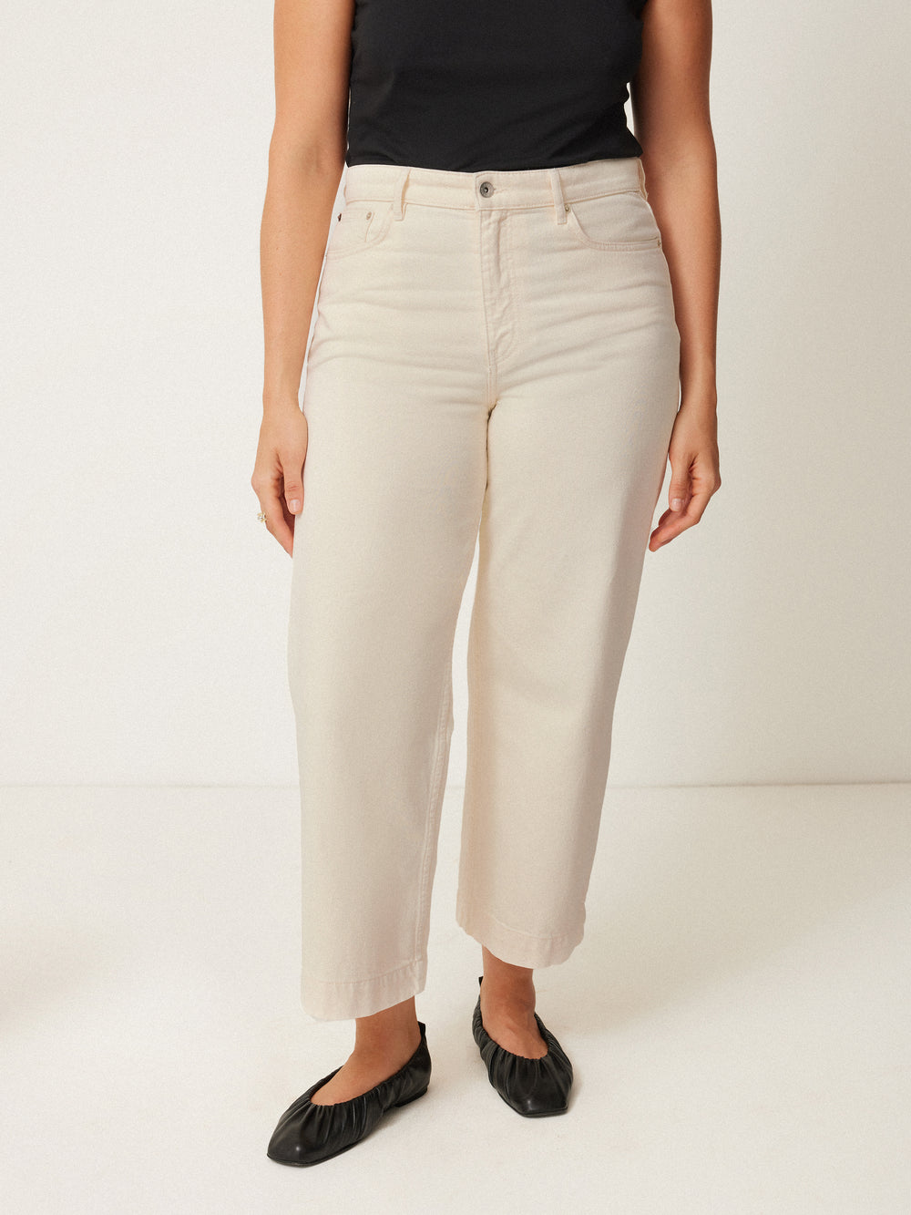 NYNE - Striped Wide Leg Jean