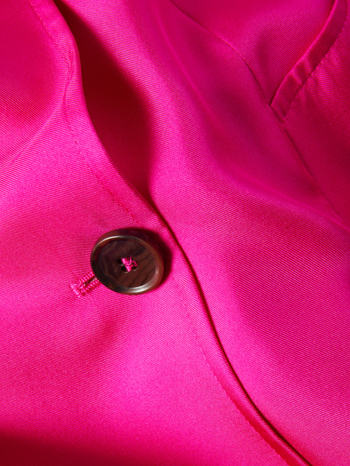 Nelson Silk Trench Coat | Pink – Jigsaw