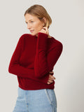 Cloud Cashmere Eldon Jumper Red – Jigsaw