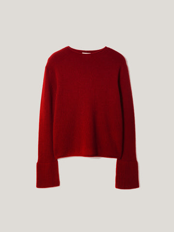 Cloud Cashmere Eldon Jumper Red – Jigsaw - Main Image
