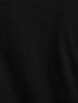 Cotton Slub Tank Top | Black