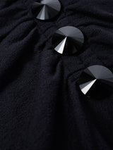 Lace Trim Jersey Skirt | Navy