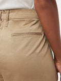 Cotton Pleat Front Trouser | Stone