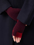 Ribbed Wool Mittens | Multi