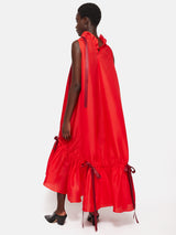 Roksanda Silk Gazar Maxi Dress | Red