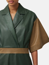 ROKSANDA Leather Dress | Khaki