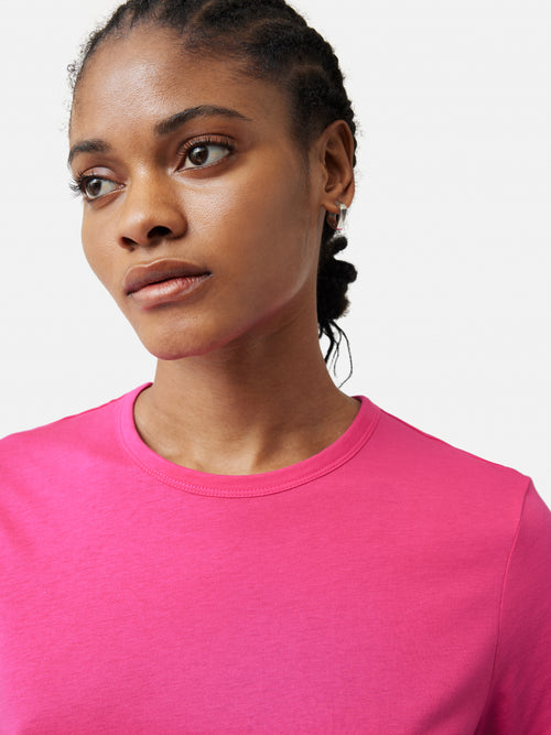 Supima Cotton Crew T-Shirt | Pink