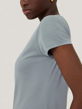 Supima Cotton Scoop Neck Tee | Summer Rain