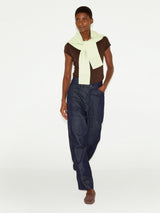 Supima Cotton Scoop Neck T-shirt | Dark Brown