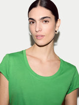 Supima Cotton Scoop Neck T-shirt | Bamboo