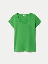 Supima Cotton Scoop Neck T-shirt | Bamboo