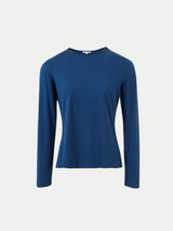 Supima Cotton Long Sleeve T-shirt | Midnight
