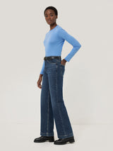 Supima Cotton Long Sleeve Tee | Intense Sky