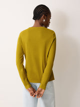 Supima Cotton Long Sleeve Tee | Vintage Chartreuse