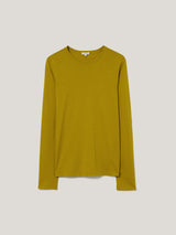 Supima Cotton Long Sleeve Tee | Vintage Chartreuse