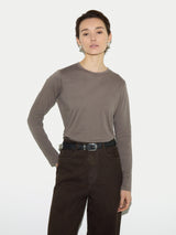 Supima Cotton Long Sleeve T-shirt | Ash Earth