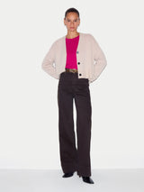 Supima Cotton Long Sleeve T-shirt | Hot Pink