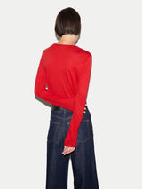 Supima Cotton Long Sleeve T-shirt | Red
