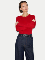 Supima Cotton Long Sleeve T-shirt | Red