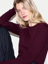 Supima Cotton Long Sleeve T-shirt | Burgundy