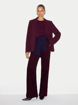Supima Cotton Long Sleeve T-shirt | Burgundy