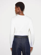 Supima Cotton Long Sleeve T-shirt | White