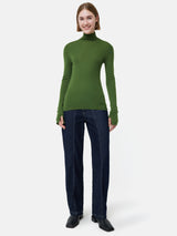 Superfine Merino Jumper | Green