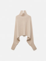 Merino Poncho Jumper | Cream