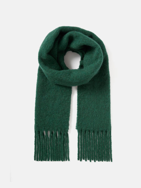 Alpaca Blend Fringed Scarf