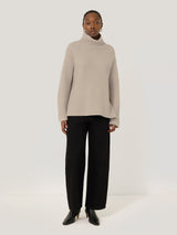 Faroe Fishermans Rib Jumper | Cream