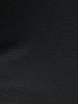 Wool Rib Frill Long Sleeve Top | Grey