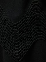 Lace Hem Top | Black