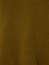 Cotton Blend V Neck Tank | Khaki